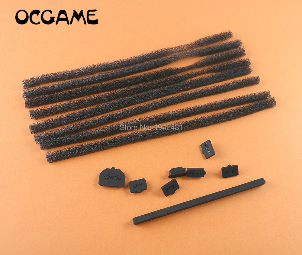 OCGAME New DIY 8pcs Anti Dust Sponge Dust Proof Prevent Cover for PS4