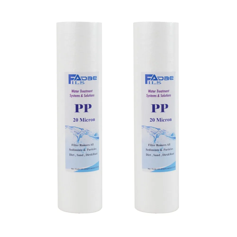 

4 pack Sediment Whole House Water Filter Cartridges REVERSE OSMOSIS 10" x 2.5"
