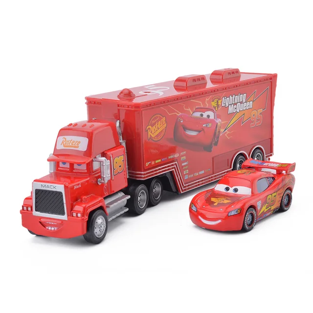 Best Price Disney Pixar Cars 3 2pcs Lightning McQueen Mack Uncle Container Truck 1:55 Diecast Metal Alloy Modle Birthday Gift Toy Children Best Price Disney Pixar Cars 3 2pcs Lightning McQueen Mack Uncle Container Truck 1:55 Diecast Metal Alloy Modle Birthday Gift Toy Children