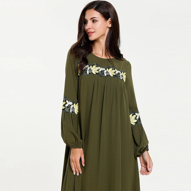 Vestidos Arabes Elegantes Abaya Caftan Dubai Islamic Kaftan Dress Women Ramadan Elbise Eid Dresses Sukienki Robe Femme Musulmane