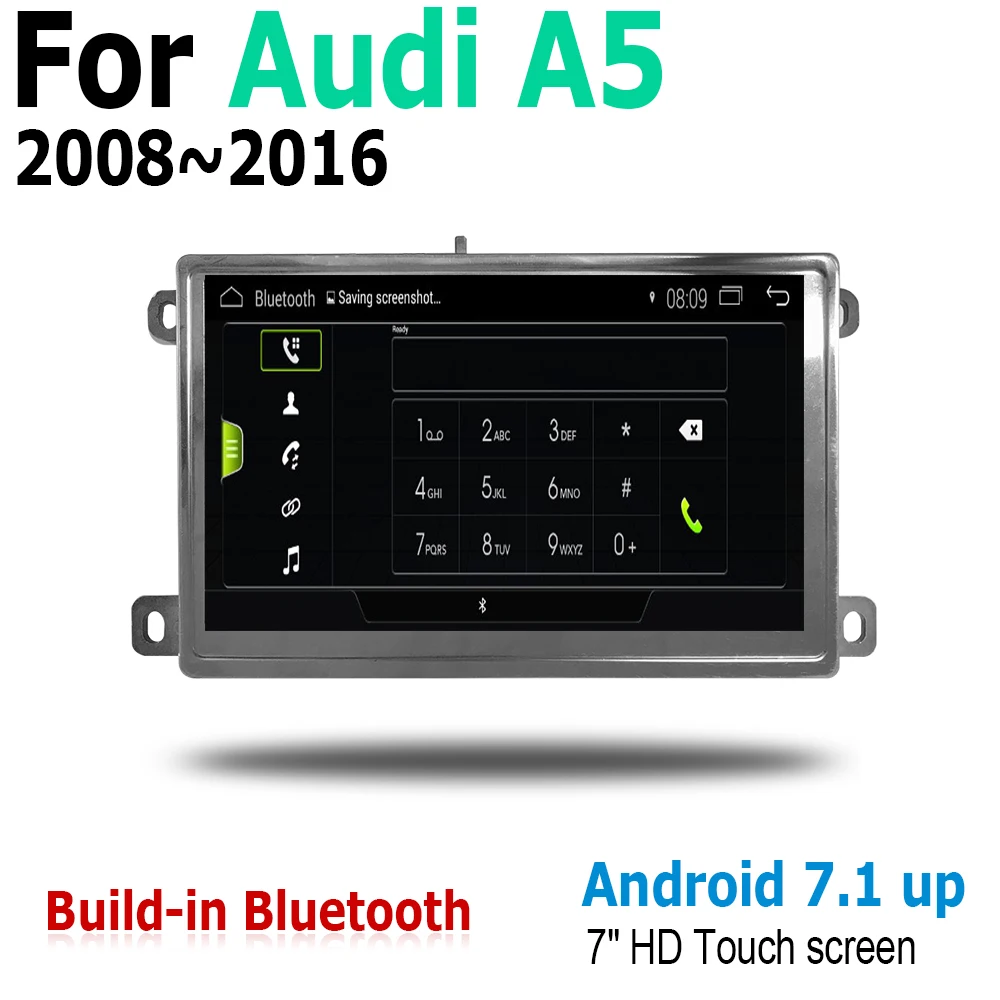 " Android автомобильный мультимедийный плеер для Audi A5 8T 8F 2008~ MMI навигация Navi gps BT поддержка 4G 3g WiFi радио стерео