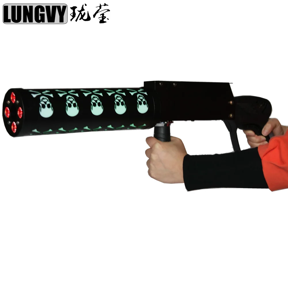

Free Shipping 2019 New LED CO2 Cryo Club Cannon Cryogenic Special Effects Ghost Gun Co2 Jet Machine LED Cryo Gun