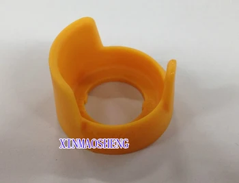 

DHL Free shipping 50pcs/lot ROHS 16mm Factory Supplied 16mm Yellow Plastic Half Circle Protective Cover for Push Switch Button