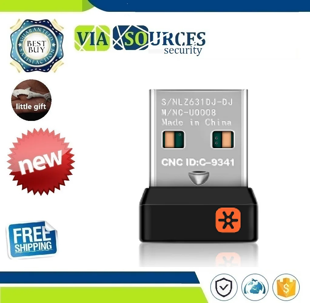 Беспроводной приемник Unifying USB адаптер для logitech Мышь Клавиатура подключения 6 устройств для MX M905 M950 M505 M510 M525 и т. д