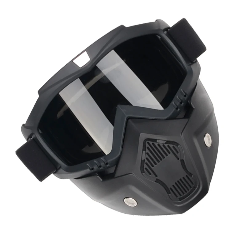 LDMET Helmet motorcycle goggles motobike Visor bubble Shield Retro harley face mask cool helmet