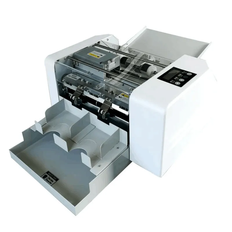 

A4 Size Automatic Paper Card Cutting Machine Electric Multifunction Business Card Cutter Slitting Machine Paper Trimmer Tools