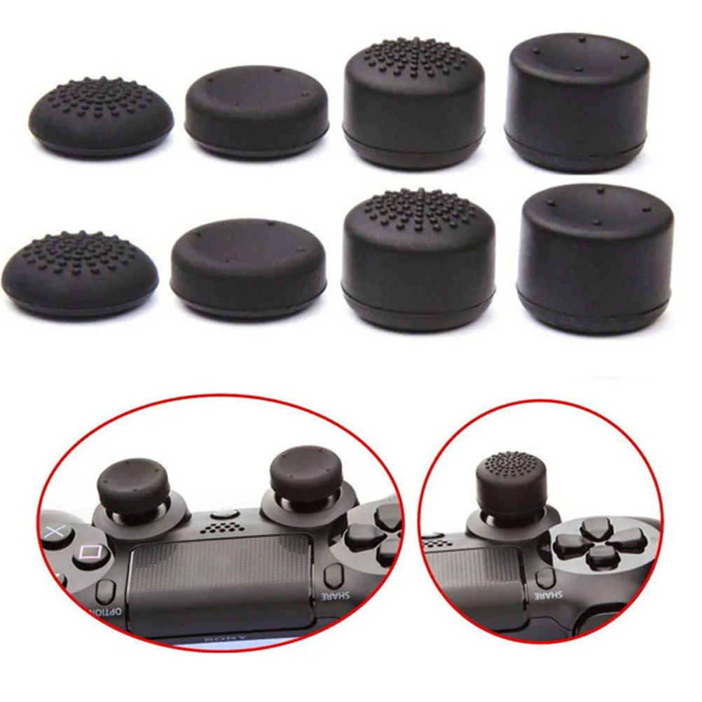 8 Pieces/set Silicone Thumbstick Joystick Cap Cover for Sony ...