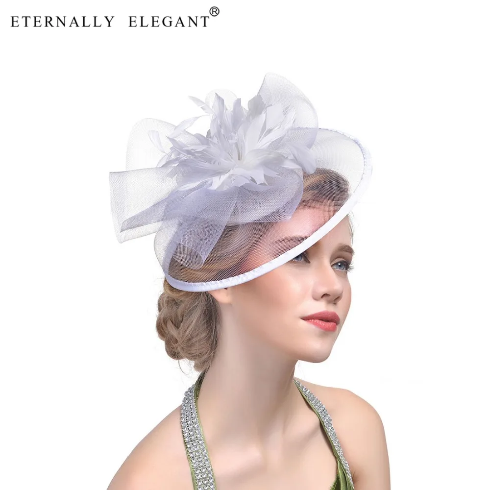 Classic Feather Hat Bridal Feathers Fascinator Women Hat Bridal