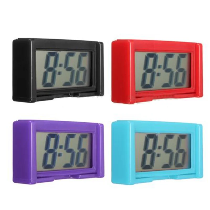 Mini Digital LCD grande Auto coche camión salpicadero fecha hora calendario reloj palo pantalla grande Digital Reloj de coche Mini Digital LCD grande Auto coche camión salpicadero fecha hora calendario reloj palo pantalla grande Digital Reloj de coche