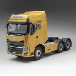Сплав модель украшения 1:24 Масштаб Dongfeng Chenglong H7 для трактора, прицепа, грузовика литья под давлением игрушка модель для мальчика, человек