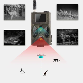 

HC300M PIR Sensor Wildlife Camera For Outdoor Animal Investigation And Home Secutiry With IR Black LED
