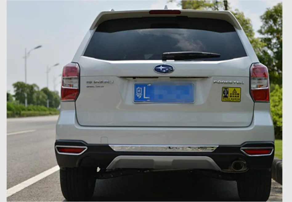  Forester BUMPER GUARD ( Front+Rear ) High Quality Luxury models Auto BUMPER Plate FOR S ubaru Fores