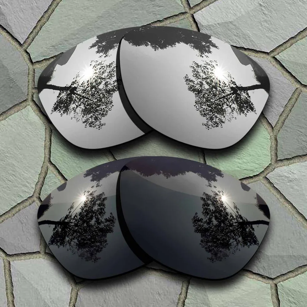 Lenti Di Ricambio Polarizzate Per Occhiali Da Sole Grigi Neri E Cromati Per Pelle Di Daino Oakley