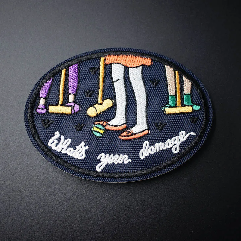 

Game Size:6.3x8.8cm Mend Patch Badges Embroidered Applique Sewing Clothes Stickers Garment Apparel Accessories Patches Badge