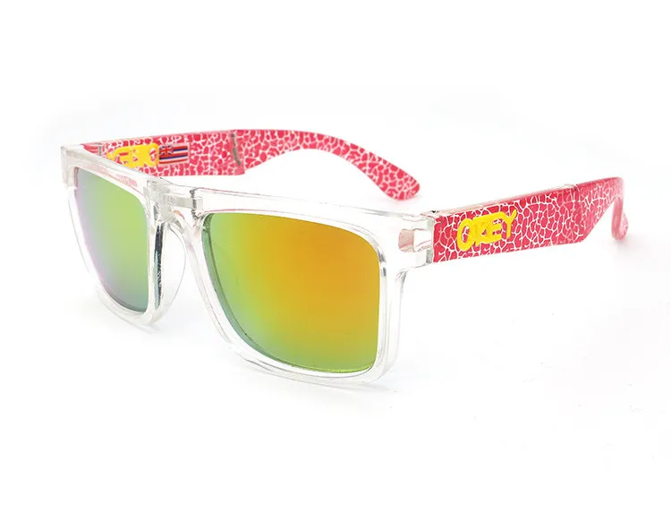 Складные солнцезащитные очки KEN BLOCK, фирменный дизайн, солнцезащитные очки с отражающим покрытием, квадратные шипы для мужчин и женщин, прямоугольные очки Gafas De Sol