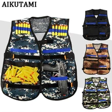 На открытом воздухе, комплектующие детали для автомобиля, регулируемый быстрый-сушки водомет Nerf тактический жилет с вышивкой Охотничий комплект для пулями N-strike охотничий жилет из игры Elite игрушка