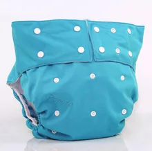 Pororo brand Adjustable Size Reusable PUL Waterproof Cloth Adult Diaper in China Incontinence Pants with Microfiber Inserts