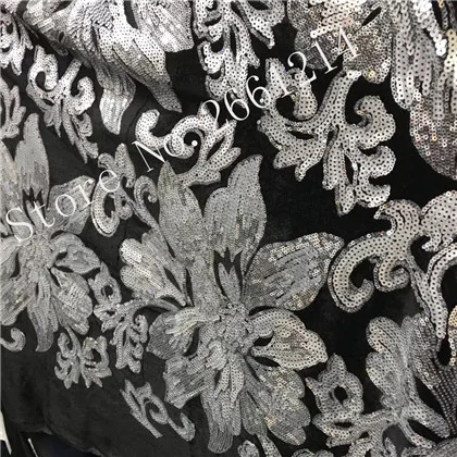 As picture Модные нигерийские кружевные ткани французская кружевная ткань BZL-9917 блестки африканский тюль кружева ткани 16 - Цвет: As picture
