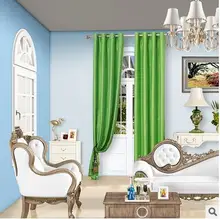 Solid Color Blackout Curtain for the Livingroom Polyester Modern Curtain for Bedroom Window Curtains Blinds Custom Made