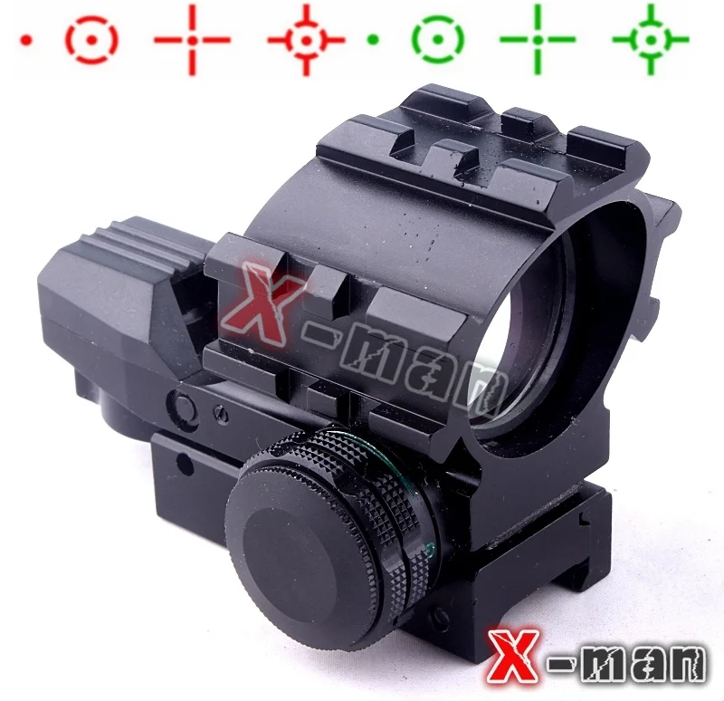 

hunting rifle Holographic 4 Reticles Illumination Tactical Red & Green Dot Reflex Sight Scope