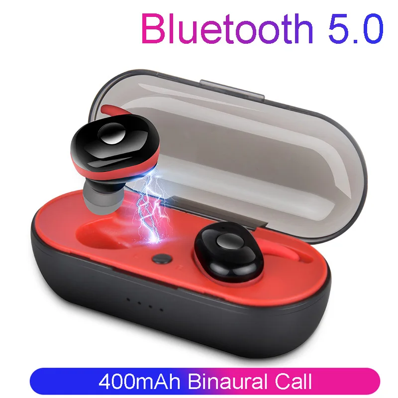 

Wireless Bluetooth Headset Stereo Earbuds Bluetooth Earphone for iphone xiaomi Samsung TWS Wireless Headphone with Charging Box
