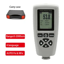 Gray EC-770S coating paint thickness gauge AUTO tester F&NF range 0-2000um coating thickness tester Width Measuring цена Gray EC-770S coating paint thickness gauge AUTO tester F&NF range 0-2000um coating thickness tester Width Measuring цены онлайн