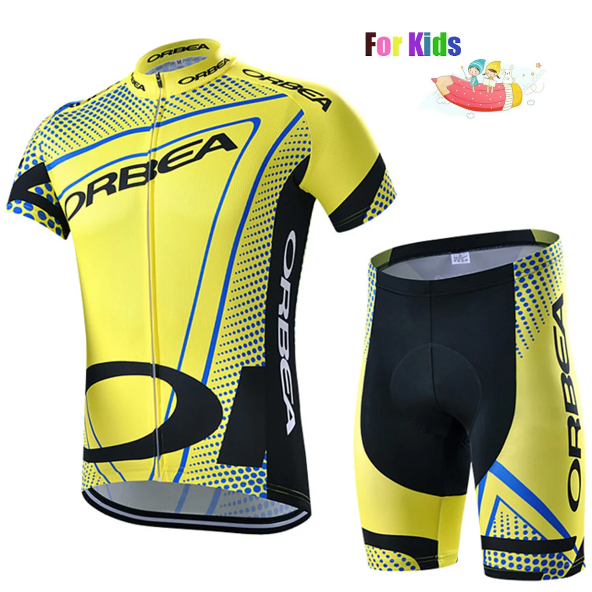 kids cycling kit
