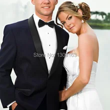 Новая модная мужская Костюмы год Hote смокинги мужские платье одна кнопка воротником Цвет бутил процесс жениха костюм для свадьбы