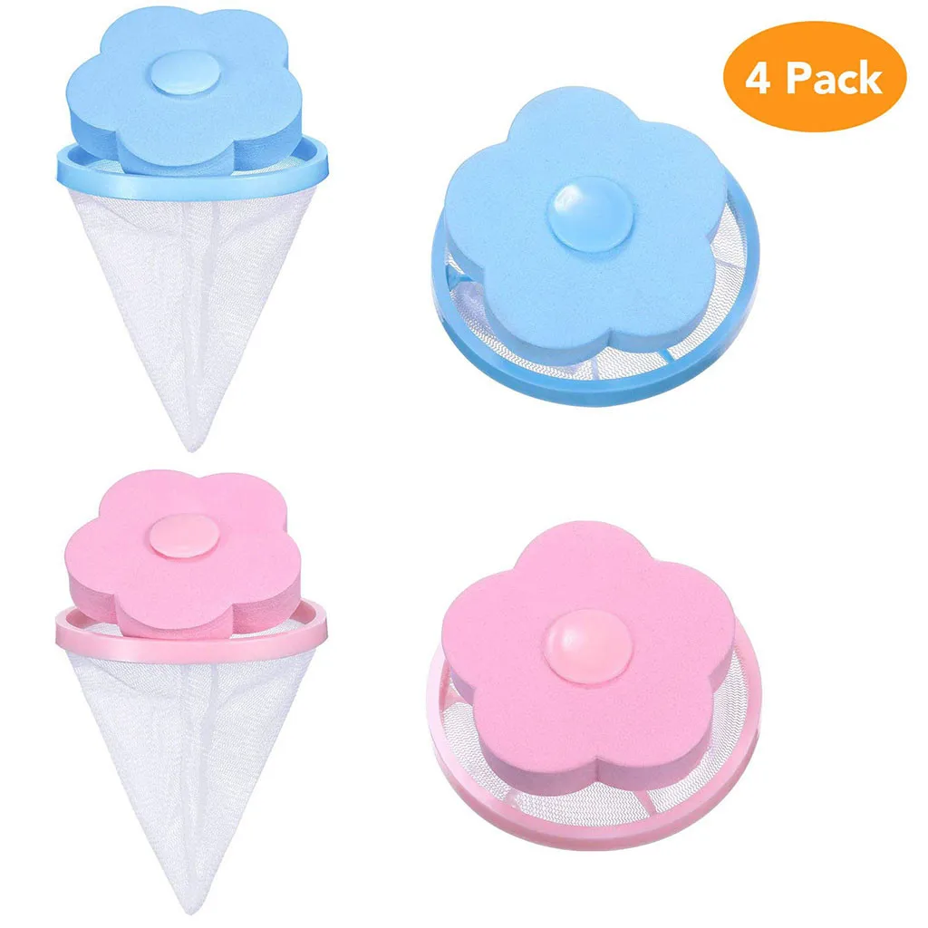 

Washing Machine Lint Filter Bag Floating Pet Fur Catcher Filtering Hair Removal Device Wool Cleaning Supplies Laundry Mesh 5.9