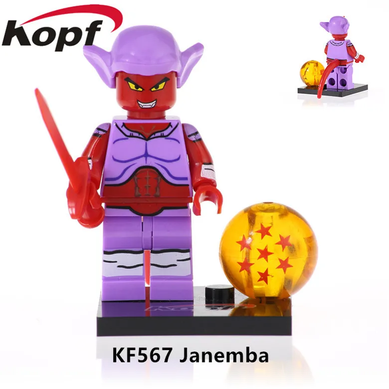 

50Pcs KF567 Janemba Building Blocks Dragon Ball Jiren Trunks Son Gohan Toppo Bricks Model Action Figures For Children Gift Toys