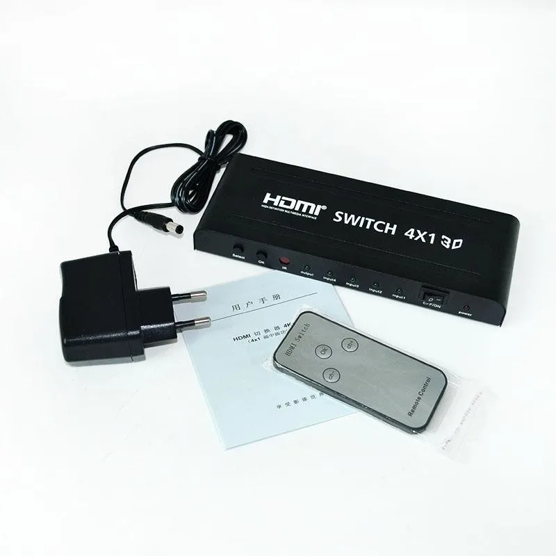 4 port HDMI Switch 4x1 Switcher Converter Adapter Support Audio 3D Video 720p 1080i 1080p Picture-in-Picture (PiP ) function_7