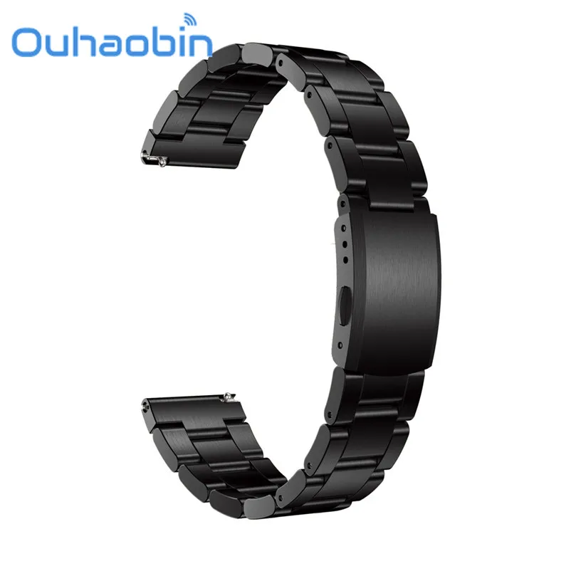 Ouhaobin браслет из натуральной нержавеющей стали смарт часы ремешок для huawei Watch 2 Oct 3