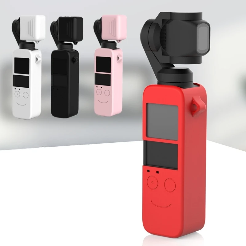 1 шт. Мягкий силиконовый чехол для DJI OSMO Карманный ручной карданный чехол для камеры защитный чехол противоскользящие аксессуары для Gimbal