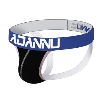 

Трусы Мужские Sexy Men's Low-waisted Leaky Hip Letter Print Breathable Jockstrap Gay Underwearnew Fashion Underpants #GM