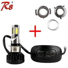 R8 M02E Mais Popular Tipo Universal Motocicleta LEVOU Lâmpada Do Farol 6 COB 6000 K HS1 H4 H6 BA20D P15D 3500LM 35 W Para Moto