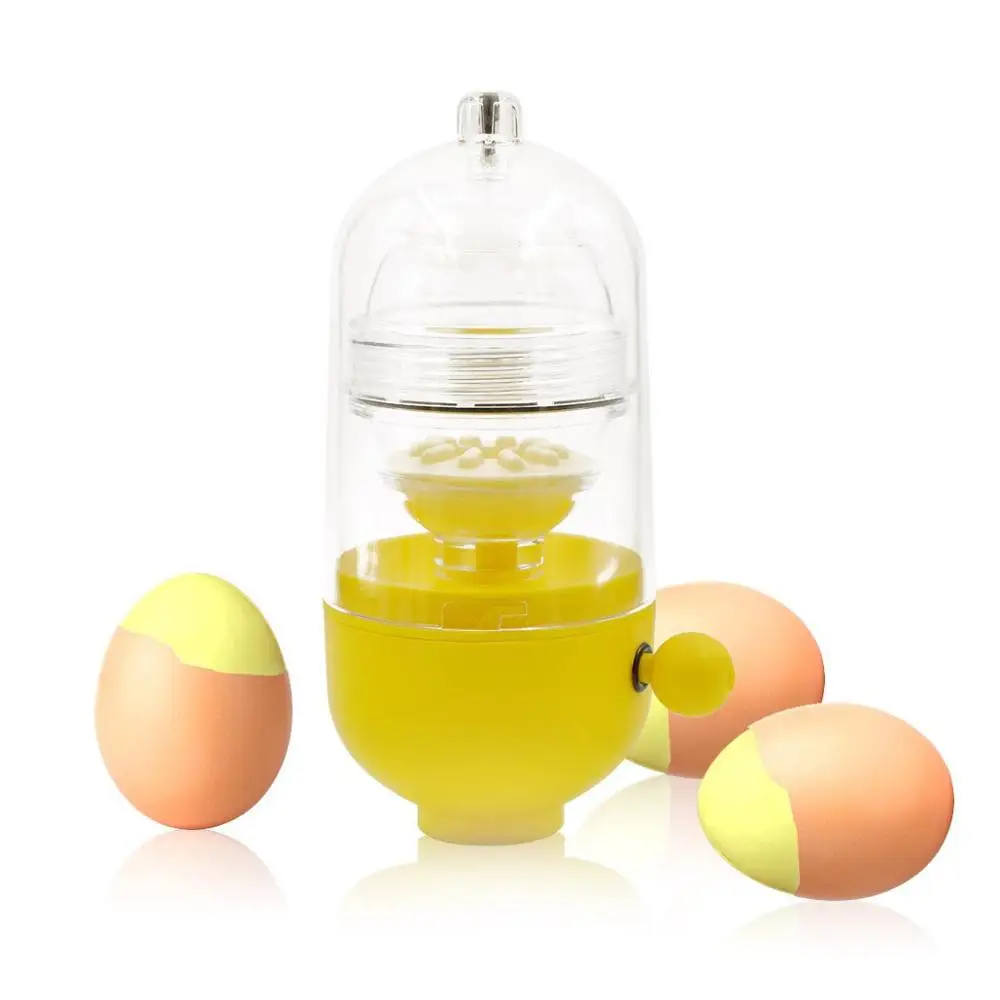XINGSHENG XINGSHENG Golden Egg Maker Egg Scrambler Shaker Egg Yolk White Mixer Hand Powered Kitchen Cooking Tool