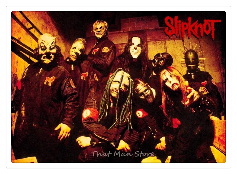 Slipknot тяжелый металл/рок-группа/белая крафт-бумага/Бар плакат/наклейки на стену/ретро-плакат/декоративная живопись