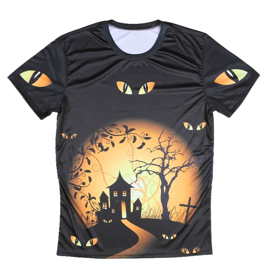Halloween 3D Printed T Shirt For Men 