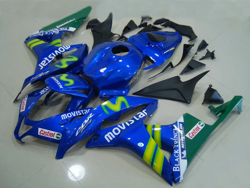 Комплект обтекателей для мотоцикла на заказ HONDA CBR600RR F5 07 08 CBR 600RR 600 RR 2007 2008 ABS синий