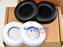 White Black Color Ear Pads Replacement Cushions For Pionner HDJ 500 DJ Headphones Earpads Parts