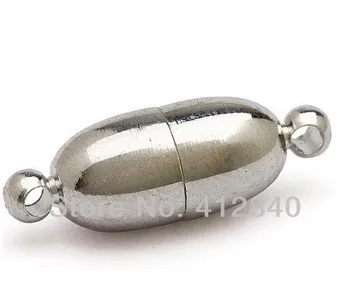 

Free Shipping Wholesale Jewelry DIY 50pcs 19*6mm Oval Metal Bracelet Necklace Magnetic Clasp,Fashion Jewelry Clasps