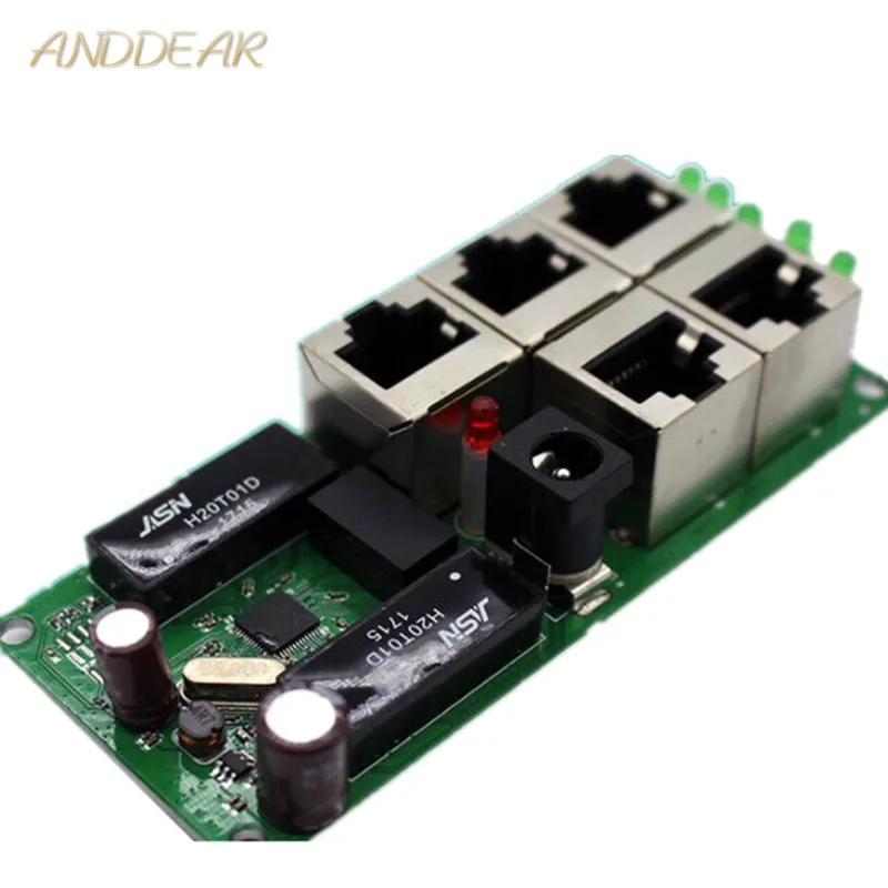 OEM high quality mini cheap price 5 port switch module manufaturer company PCB board ports ethernet network switches | Компьютеры и
