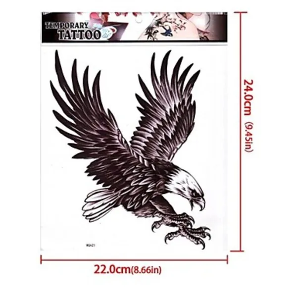 Keywest 1 Pc the Eagle Wings Flying Eagle Tattoo Stickers Keywest 1 Pc the Eagle Wings Flying Eagle Tattoo Stickers