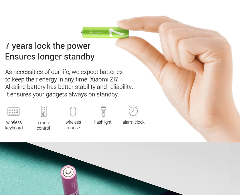 Xiaomi rainbow AAA battery Xiaomi rainbow AAA battery