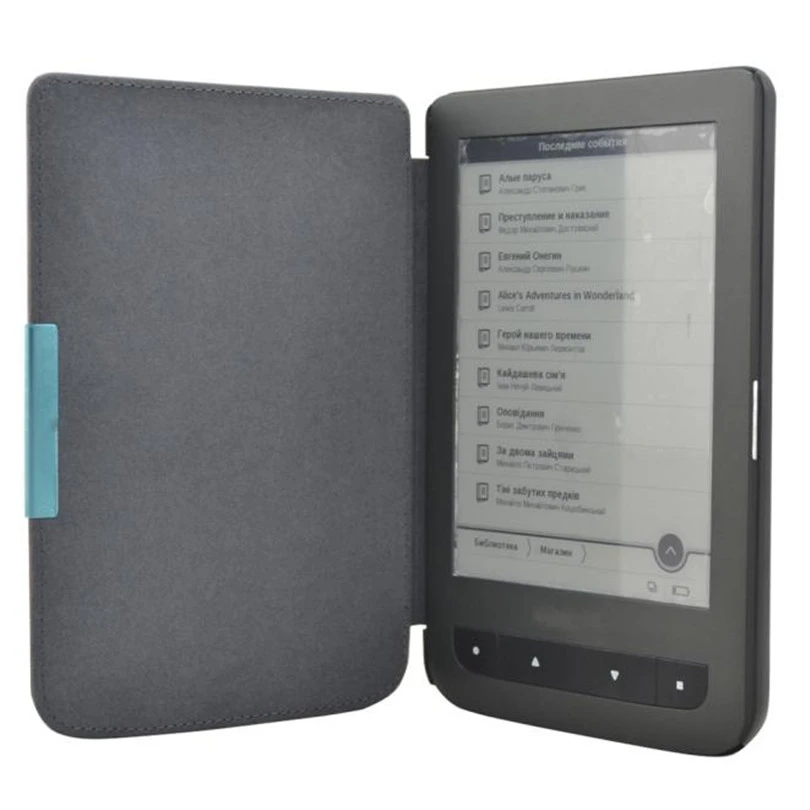 Кожаный чехол для планшета ZGPAX подставка Pocketbook 614 624 626 640 6 дюймов eReader Folio Flip Crazy Horse