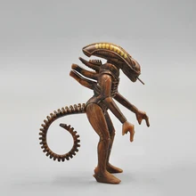 1979 Movie NECA Aliens vs Predator AVP Series Grid Alien Xenomorph Prototype Suit Warrior Alien Action Figure Funko POP Toy 30 cm di alta aliens predator xenomorph alien blu regina madre action doll pvc figure da collezione modello giocattoli
