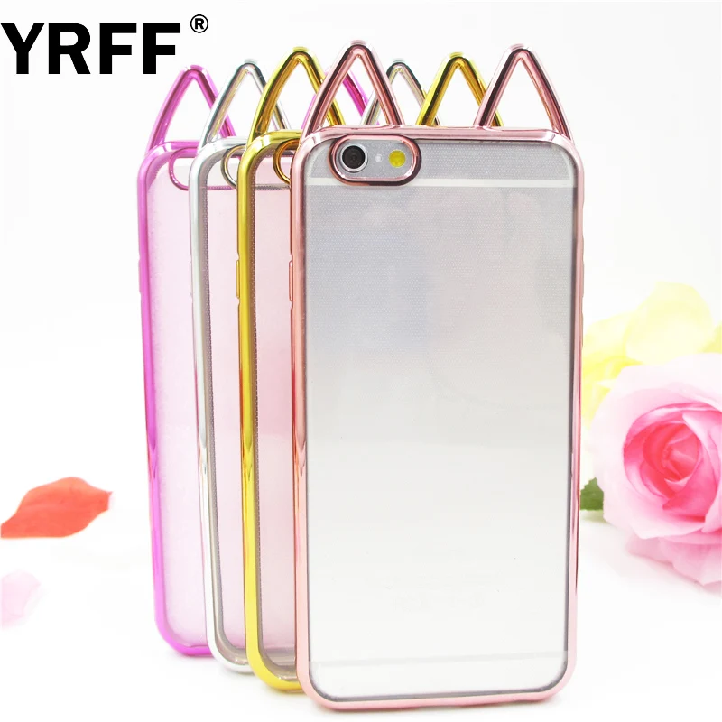 Силиконовый чехол для телефона YRFF с изображением мультяшного кота и мыши iPhone 5 5s 7