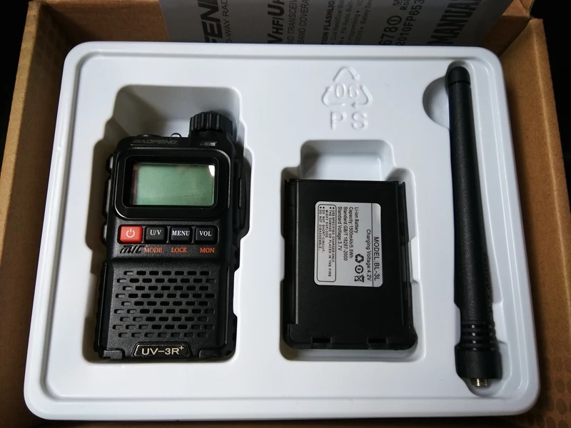 

2pcs Baofeng UV 3R plus walkie talkie Dual Band Two Way Radio HF Transceiver uv 3r Handy Ham Radio For Hunting Pofung UV3R+