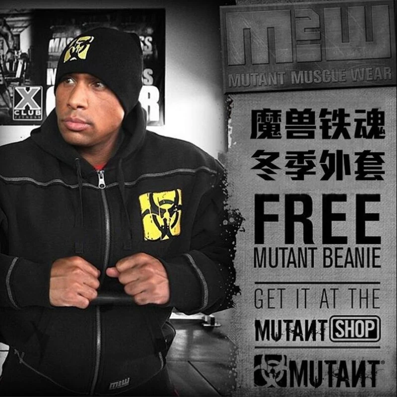 Winter Fitness Men Gyms Hoodies Sweatshirt (11)