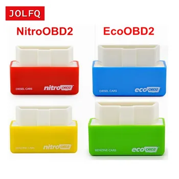 

[25Red +25Yellow +25Blue +25Green] 100pcs NitroOBD2 / ecoobd2 Plug and Drive OBD2 Car Chip Tuning Box More Power / More Torque